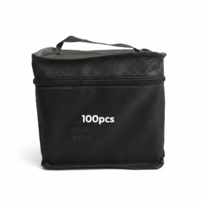 Double Sided Markers in Carry Bag - 100pc On White Background