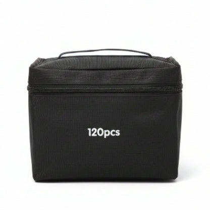 Double Sided Markers in Carry Bag - 120pc On White Background