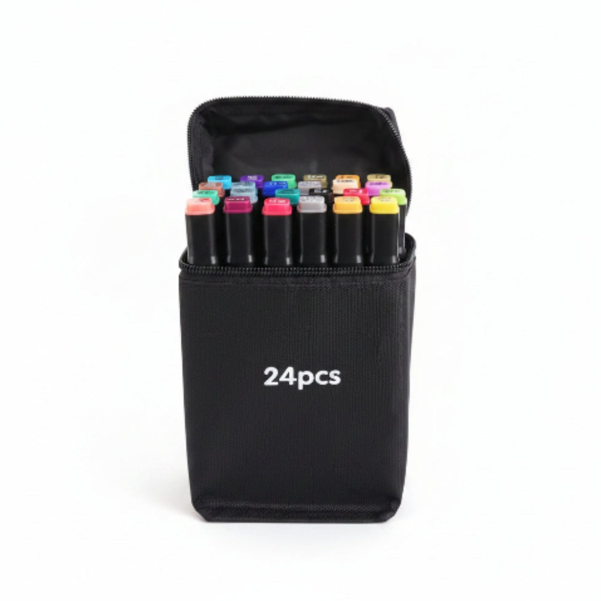 Double Sided Markers in Carry Bag - 24pc