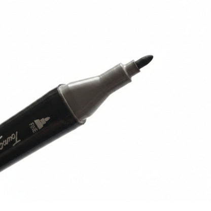 Double Sided Marker Fine Tip On White Background