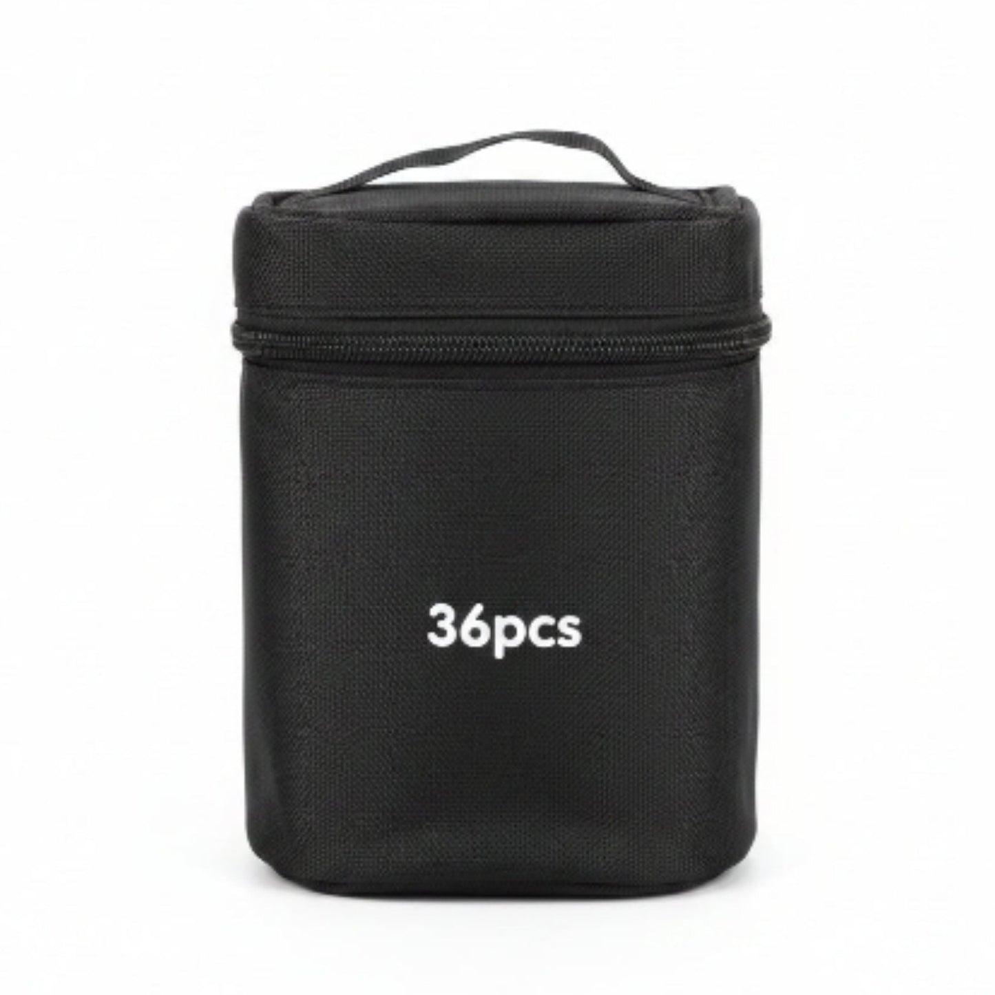 Double Sided Markers in Carry Bag - 36pc On White Background