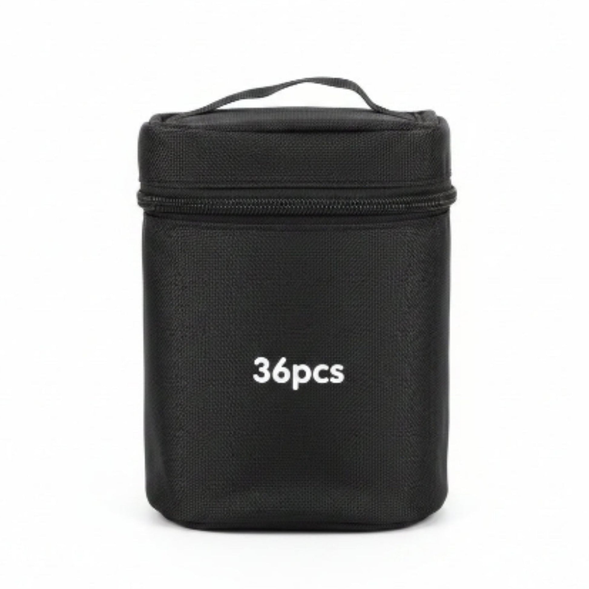 Double Sided Markers in Carry Bag - 36pc On White Background