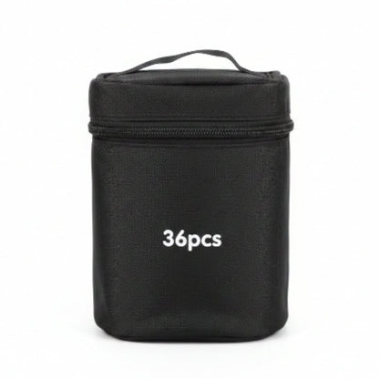 Double Sided Markers in Carry Bag - 36pc On White Background