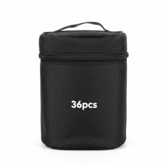 Double Sided Markers in Carry Bag - 36pc On White Background