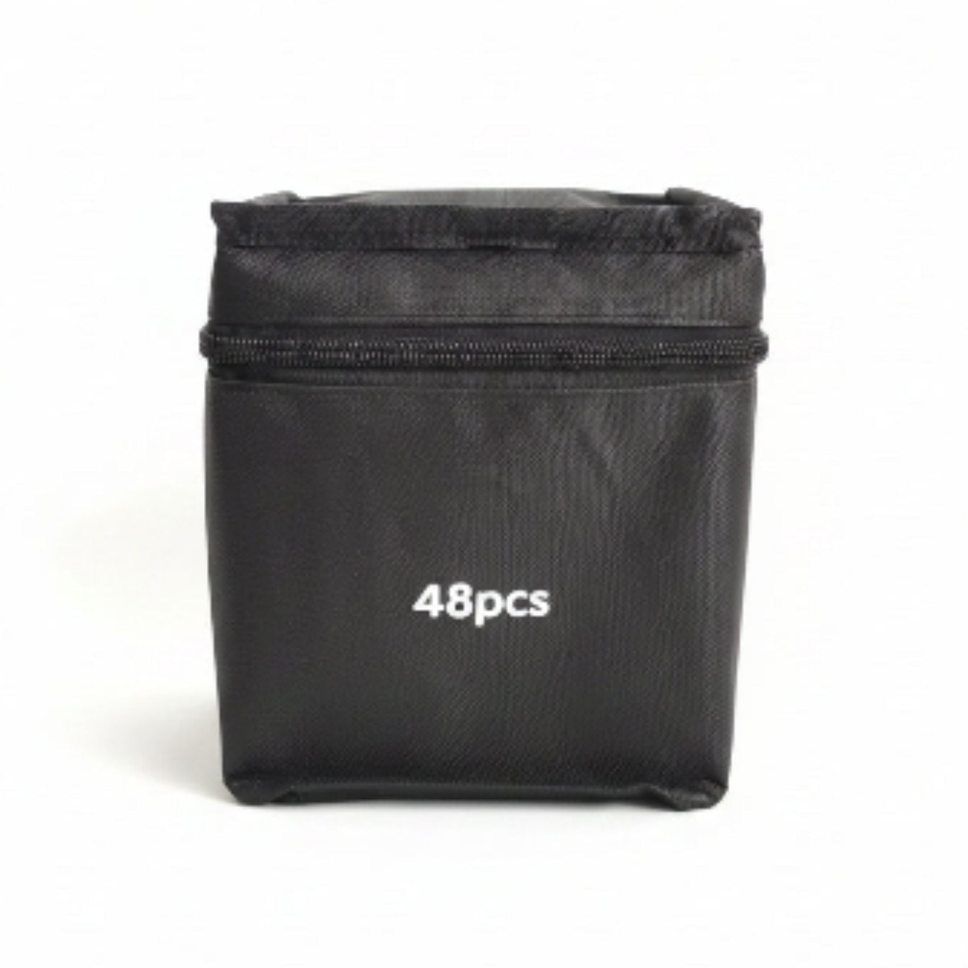 Double Sided Markers in Carry Bag - 48pc On White Background