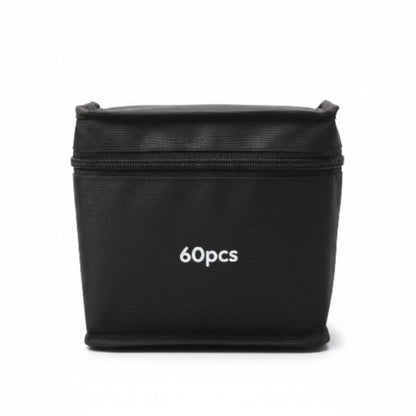 Double Sided Markers in Carry Bag - 60pc On White Background