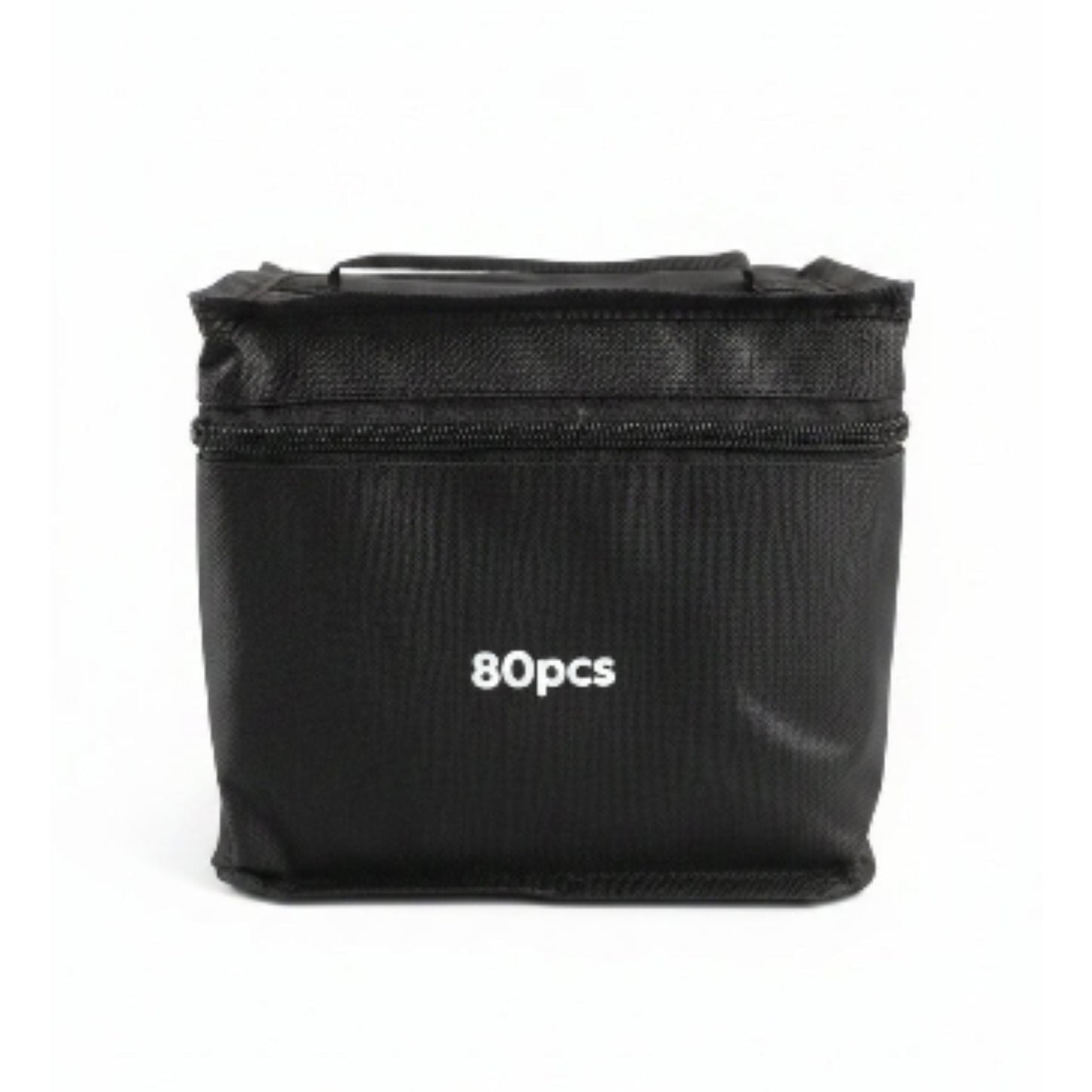 Double Sided Markers in Carry Bag - 80pc On White Background
