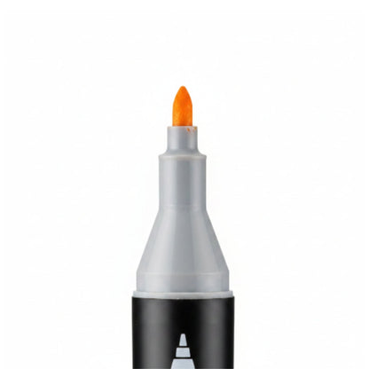 Double Sided Marker Fine Tip On White Background