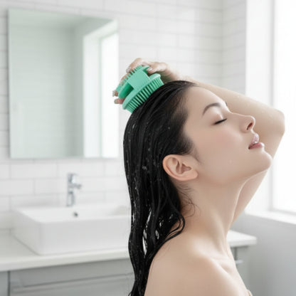 Double Sided Shampoo Brush