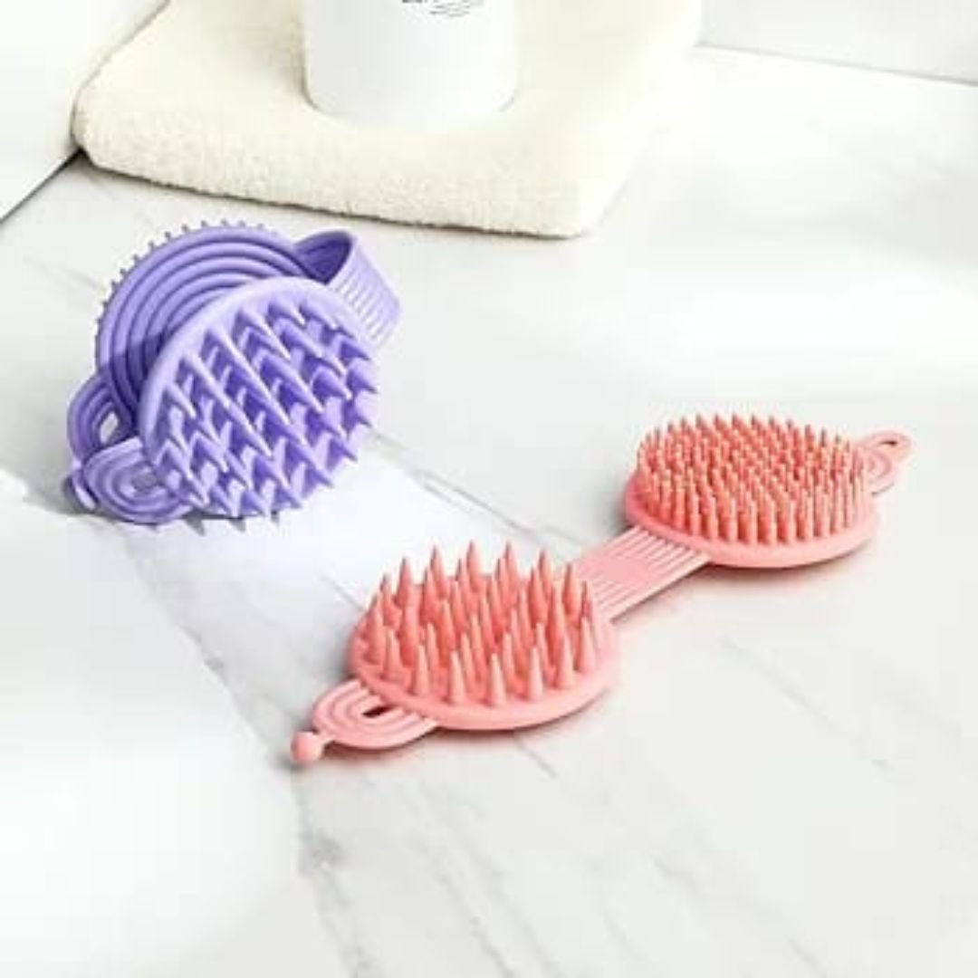 Double Sided Shampoo Brush
