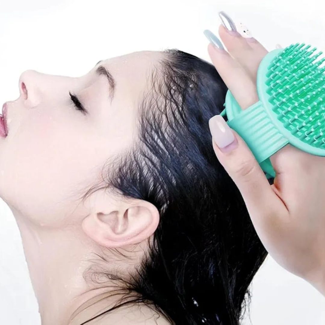Double Sided Shampoo Brush