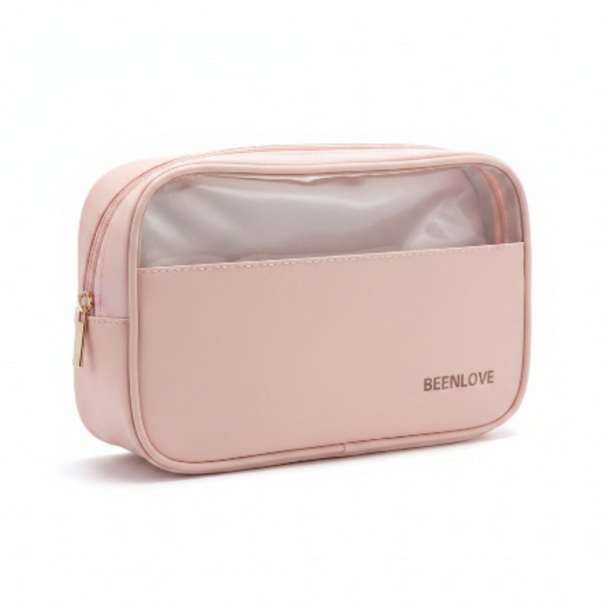 Double Zip Toiletry Bag - Pink