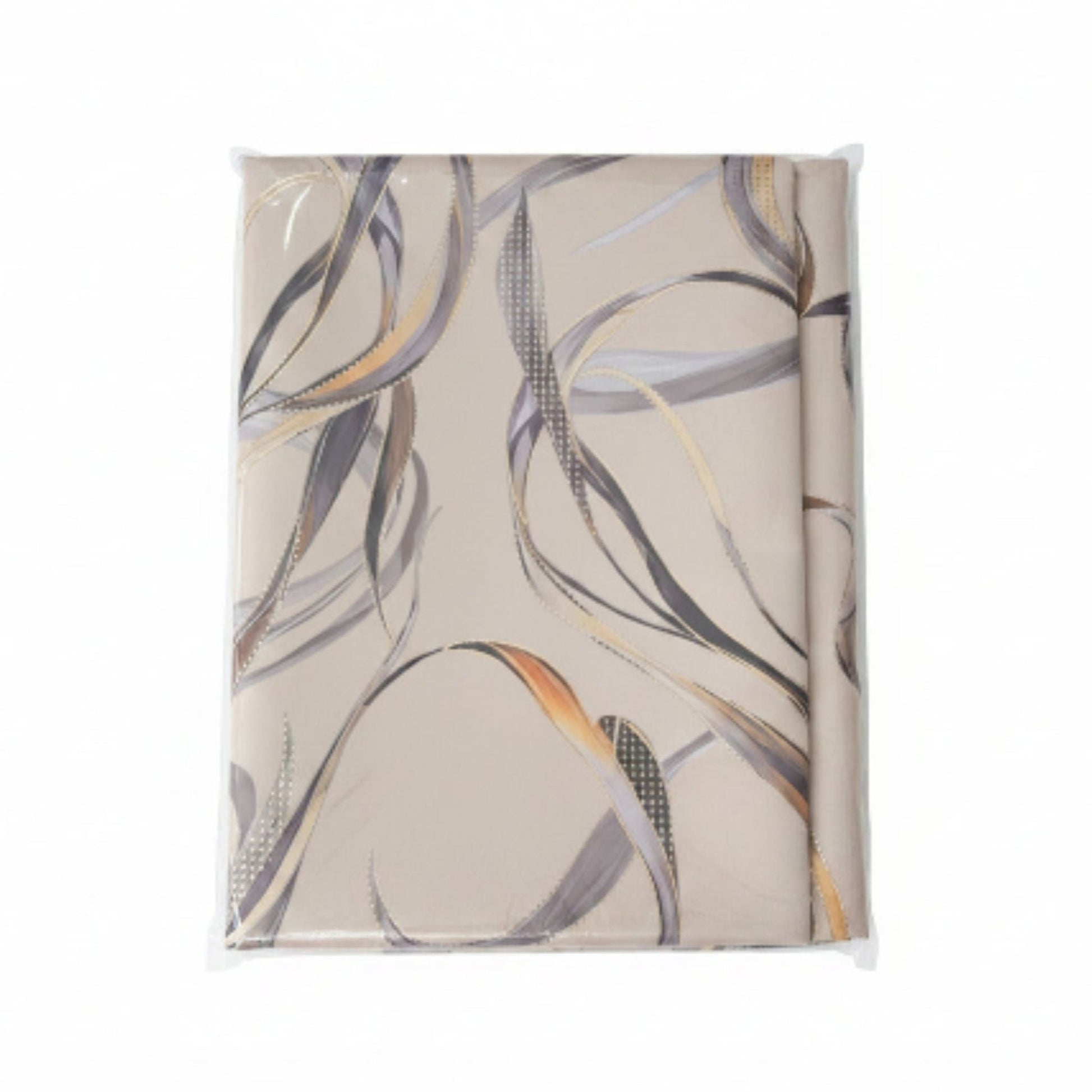 Duchess Satin Table Cloth 2.5M Beige/Gold