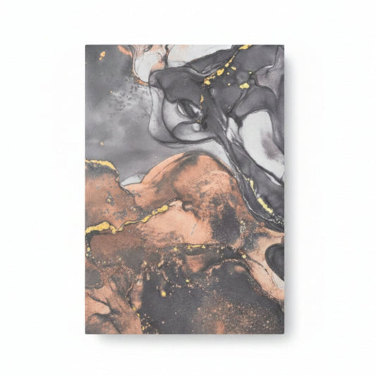 Duchess Satin Table Cloth 2.5M Black Marble