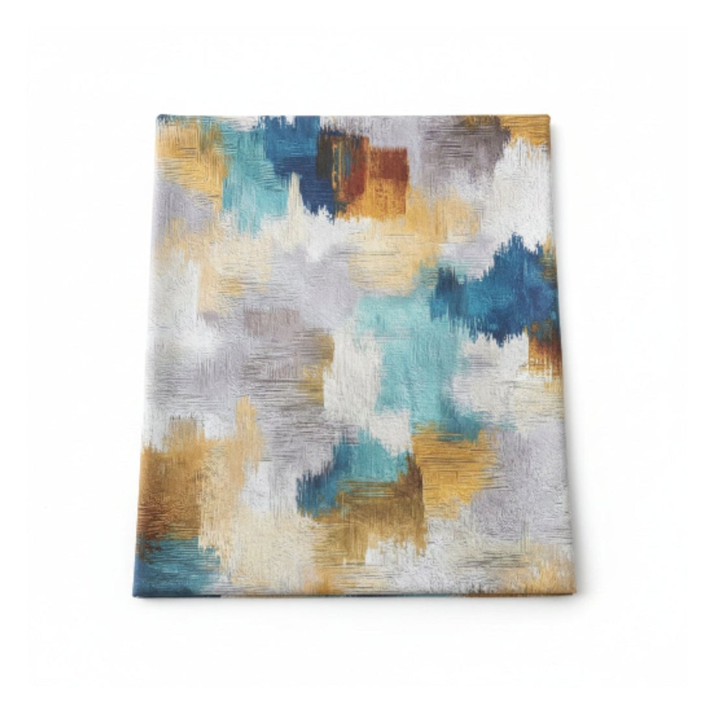 Duchess Satin Table Cloth 2.5M Blue Abstract