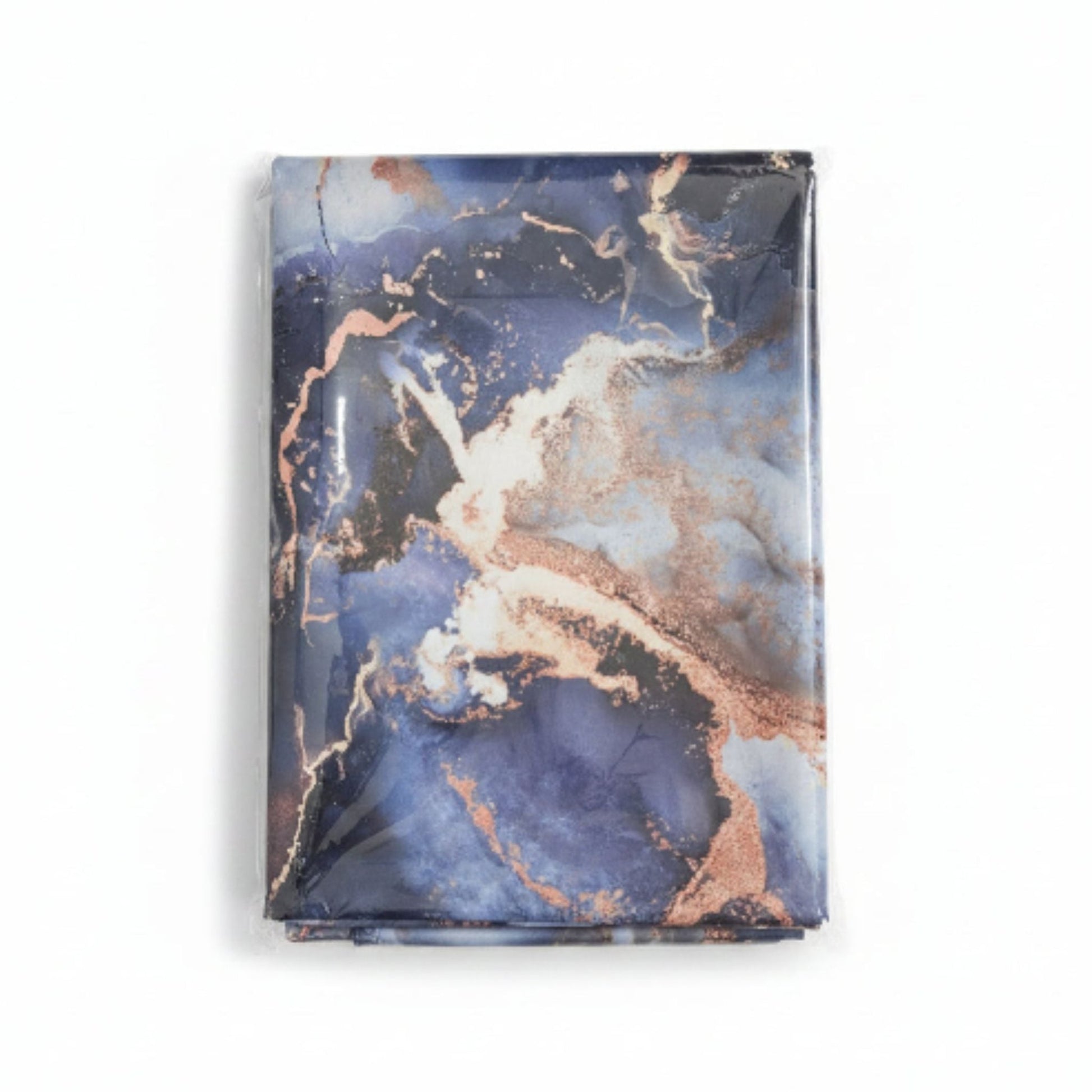 Duchess Satin Table Cloth 2.5M Navy Marble