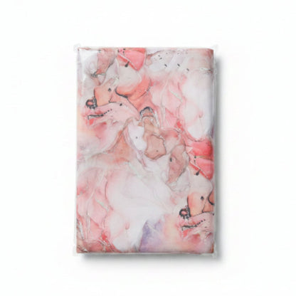 Duchess Satin Table Cloth 2.5M Pink Marble