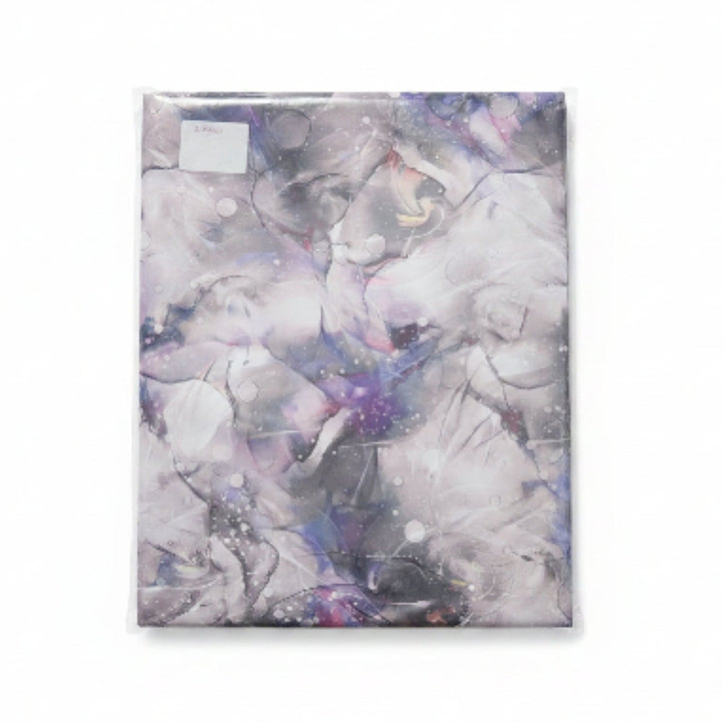 Duchess Satin Table Cloth 2.5M Purple Abstract