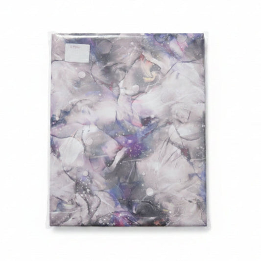 Duchess Satin Table Cloth 2.5M Purple Abstract