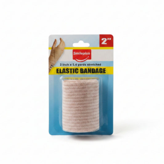 Elastic Bandage 2 Inch For Use On Foot & Wrists - Includes 1 Clip