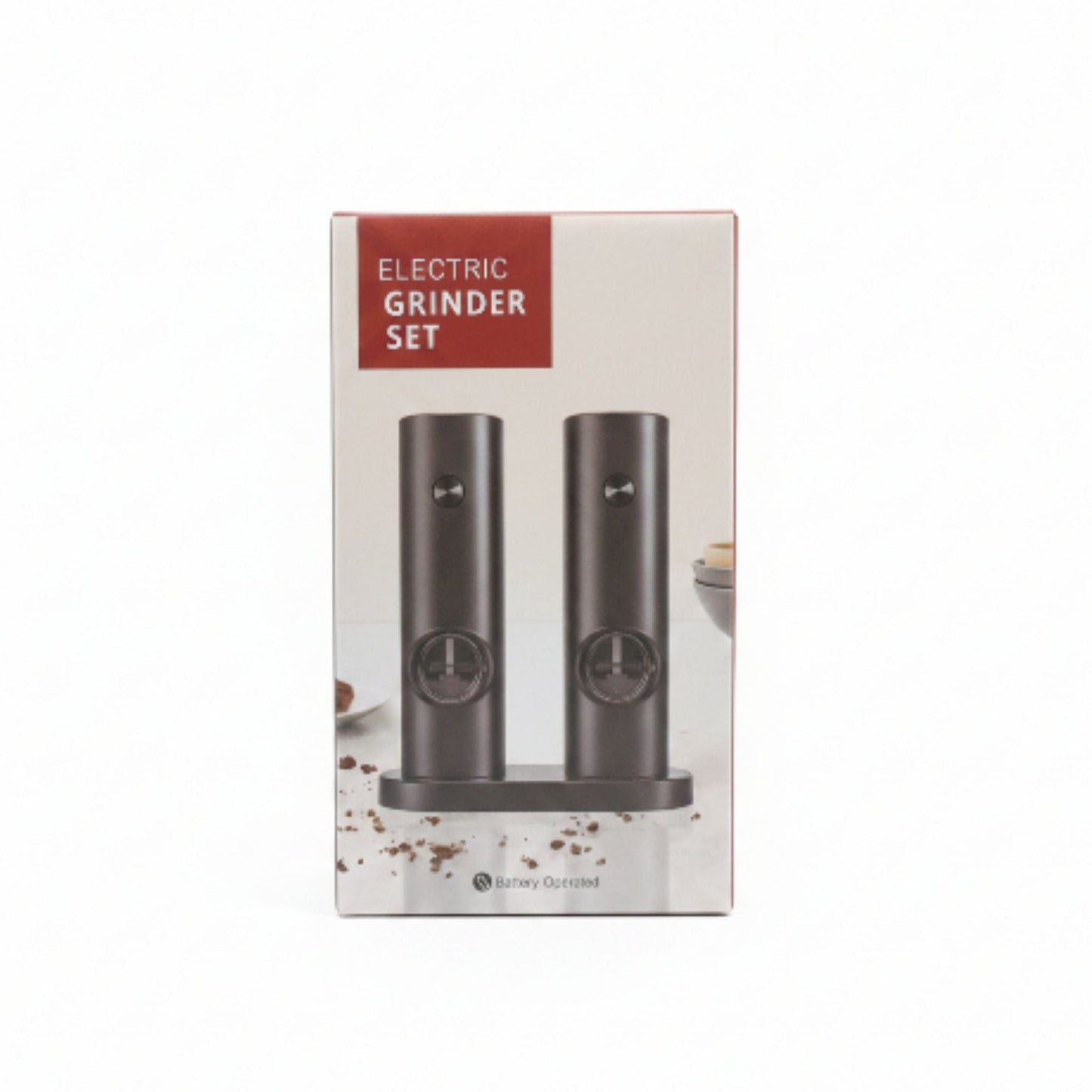 Electric 2-in-1 Salt and Pepper Grinder – Adjustable Automatic Spice Mill