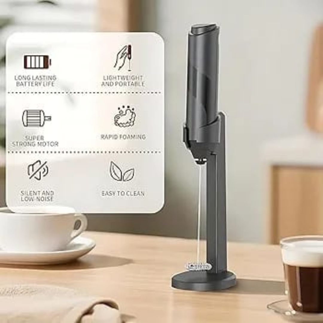 Electric Frother On Stand