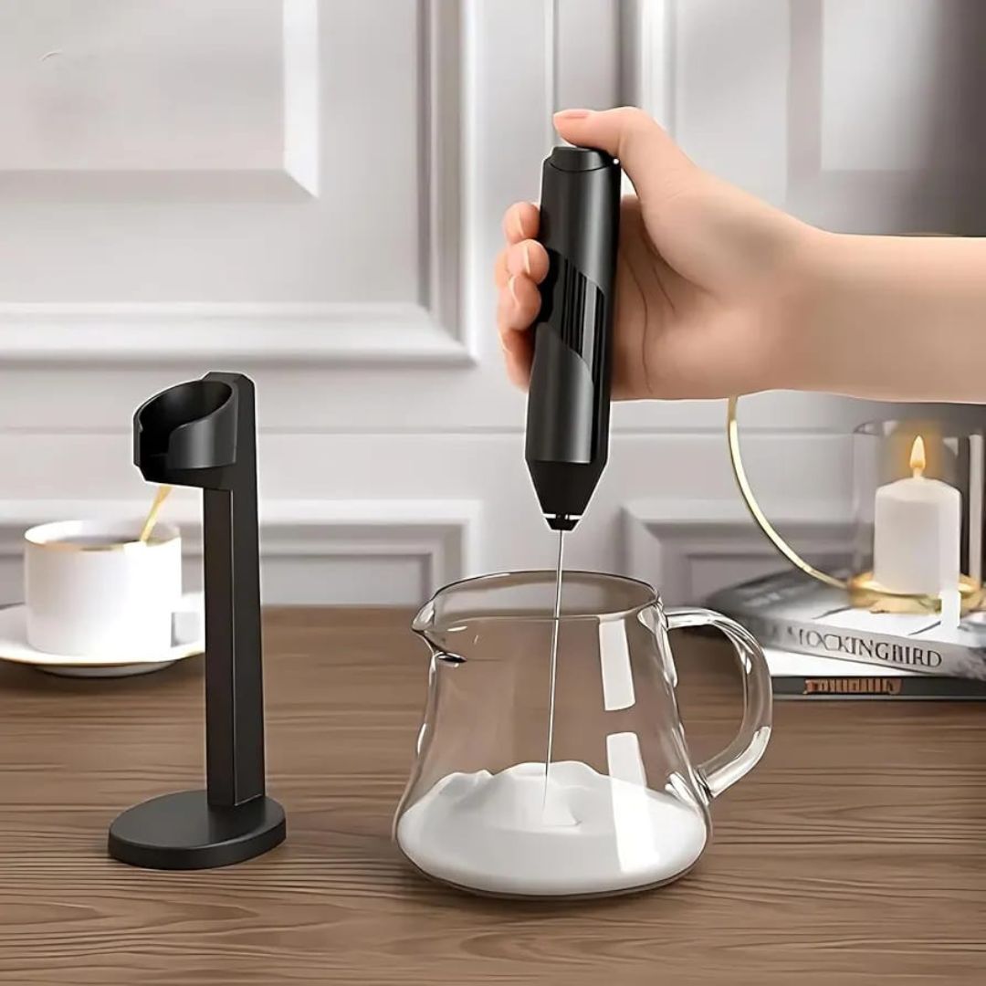 Electric Frother On Stand