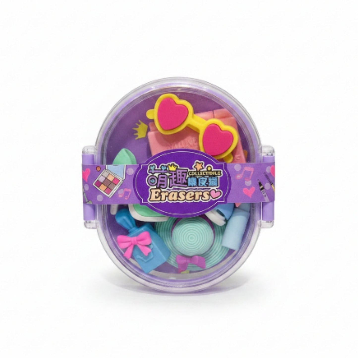 Eraser In Large Acrylic Box