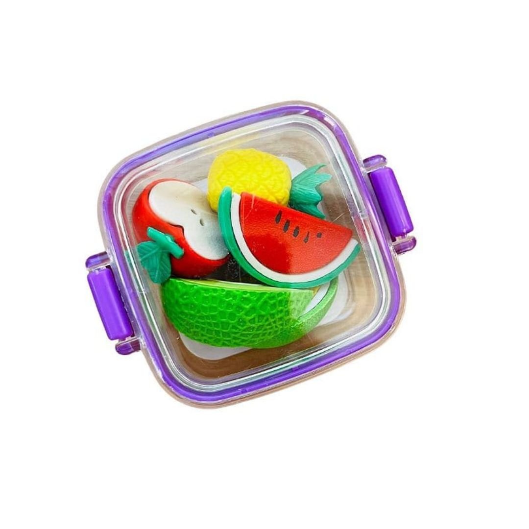 Fast Food Eraser In Acrylic Tin