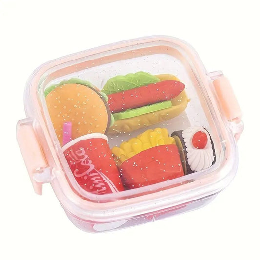 Fast Food Eraser In Acrylic Tin