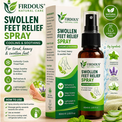 Firdous Foot Relief Spray 60ml – Soothing Cooling Spray for Swollen & Tired Feet