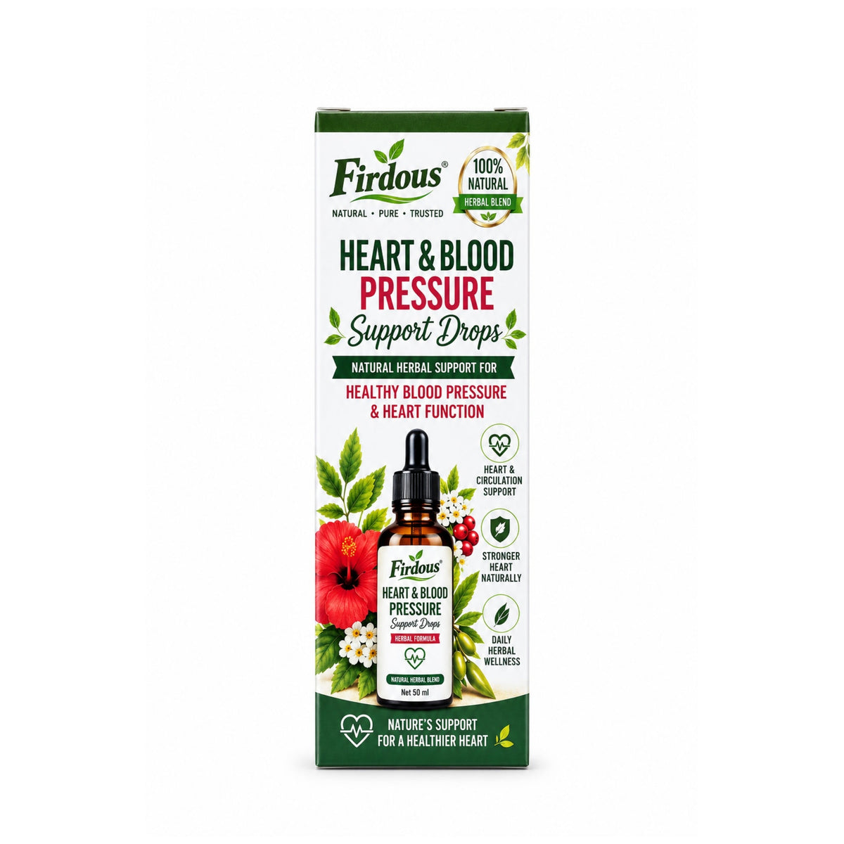 Firdous Heart And Blood Pressure Support Drops