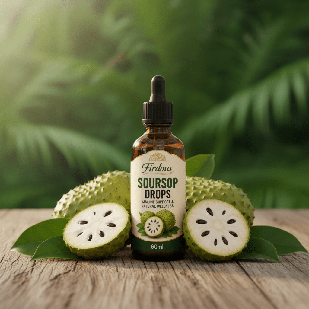 Firdous Firdous Soursop Liquid Drops 60ml Herbal Health Supplement Lifestyle