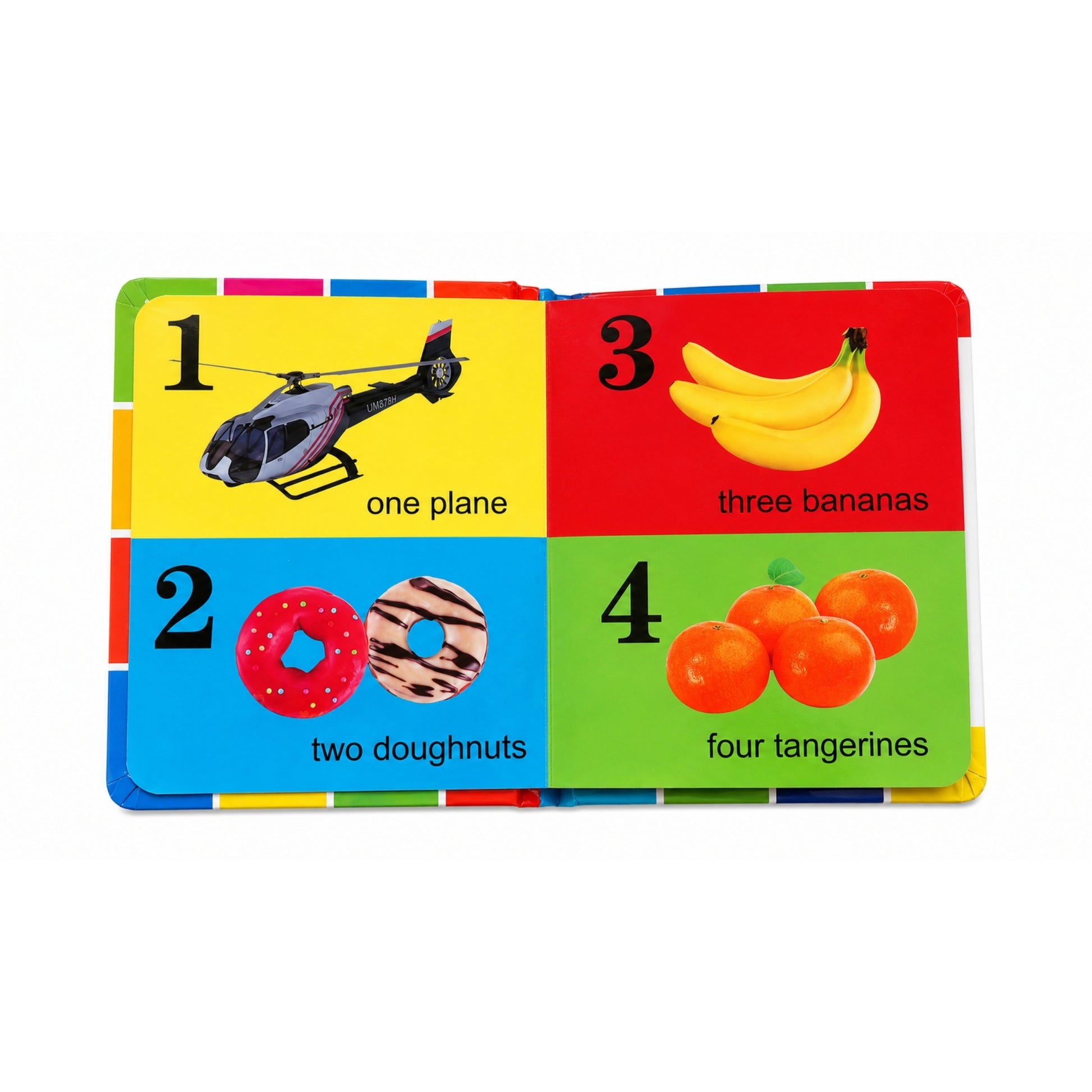 First 100 Kids Book – Early Learning Educational Activity Book with Colourful Pictures On White Background