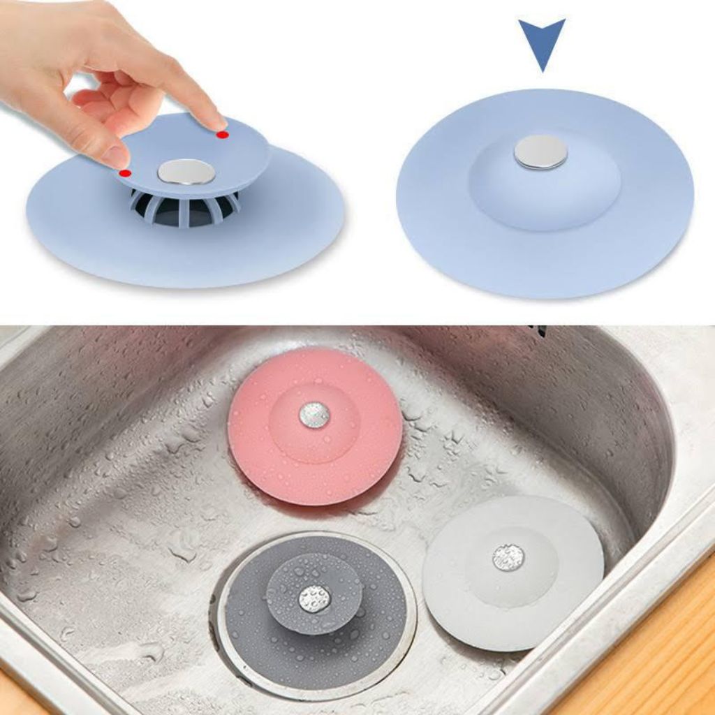 Flexible Drain Stopper – Soft Silicone Plug for Sinks, Basins & Bathtubs