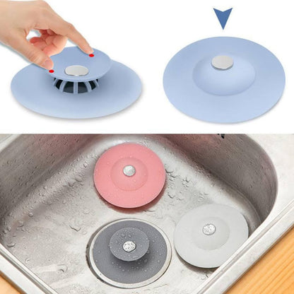 Flexible Drain Stopper – Soft Silicone Plug for Sinks, Basins & Bathtubs