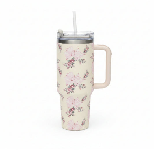 Floral Bow Stanley Dupe 1200ml