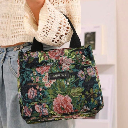 Floral Insulated Lunch Bag