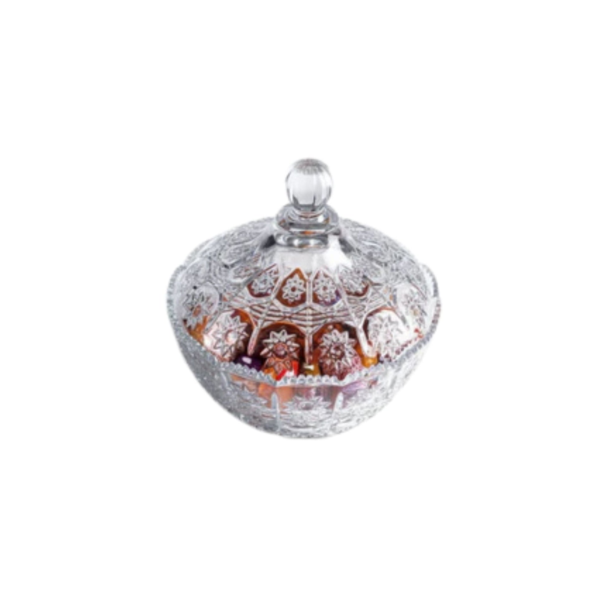 Fujin Glass Sugar Bowl