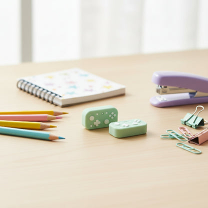Gamer Controller Eraser - Cute Novelty Pencil Eraser for School - Green