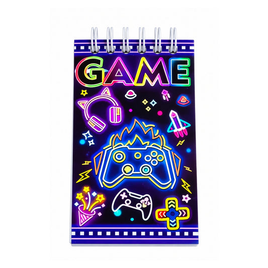 Gamer Notebook With Pen – Writing & Note-Taking Set – Assorted Gaming Designs