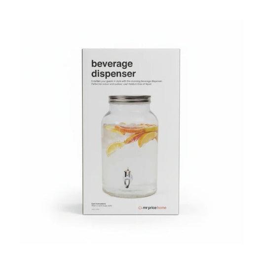 Glass Beverage Dispenser 6L