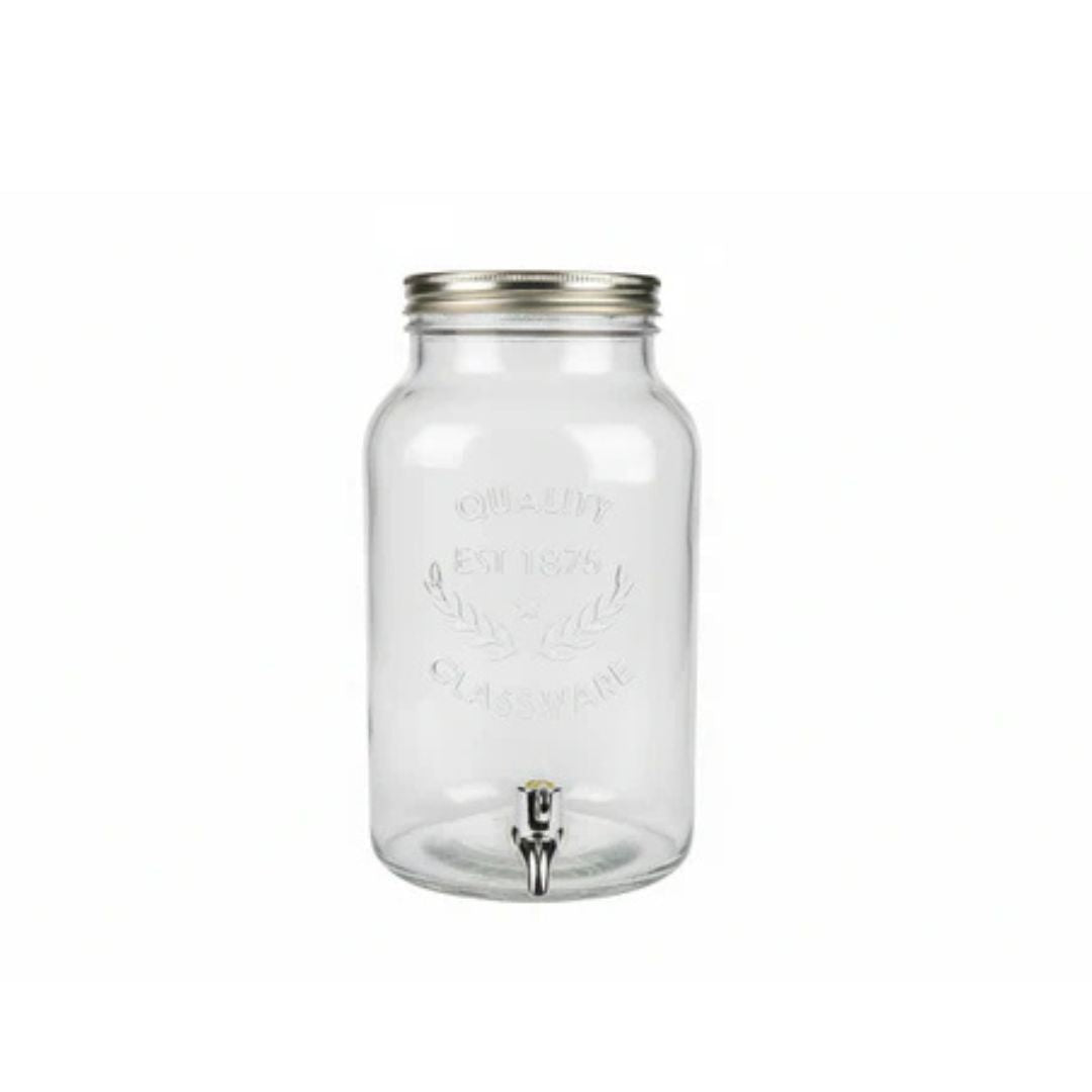 Glass Beverage Dispenser 6L