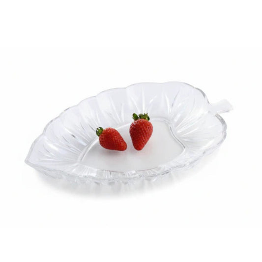 Glass Leaf Platter