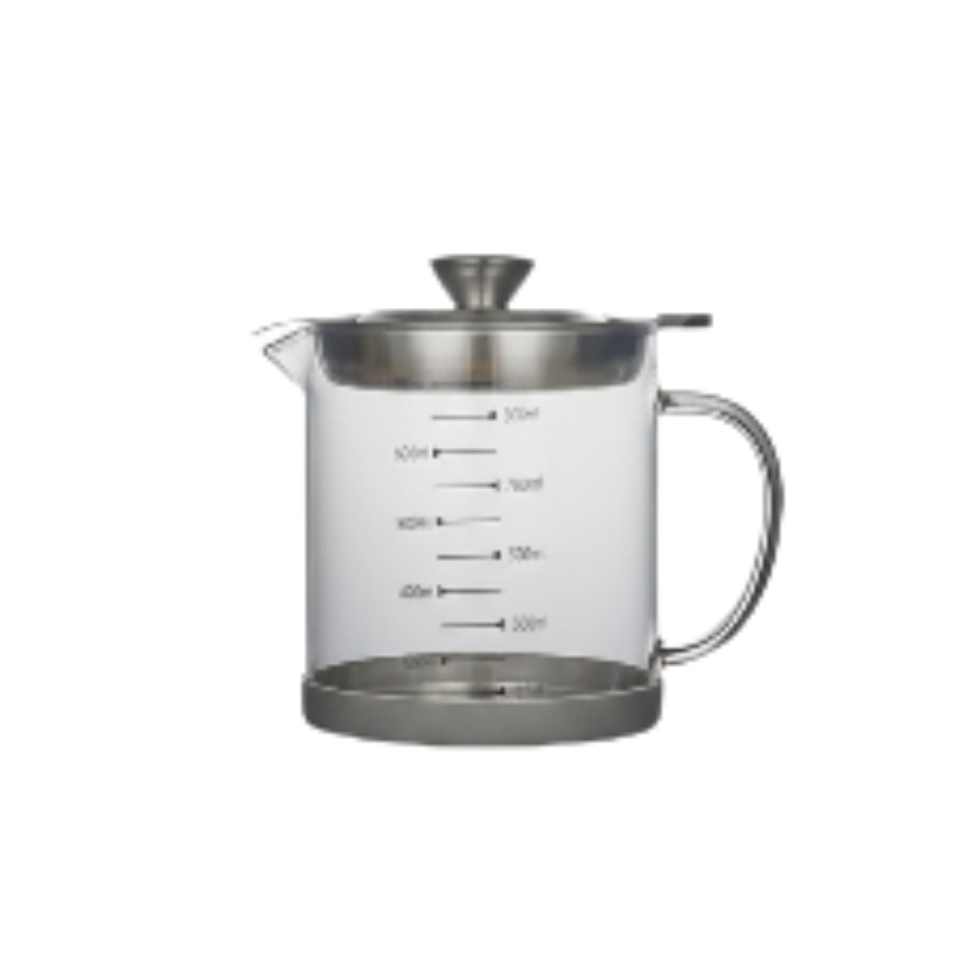 Glass Oil Jug With Strainer