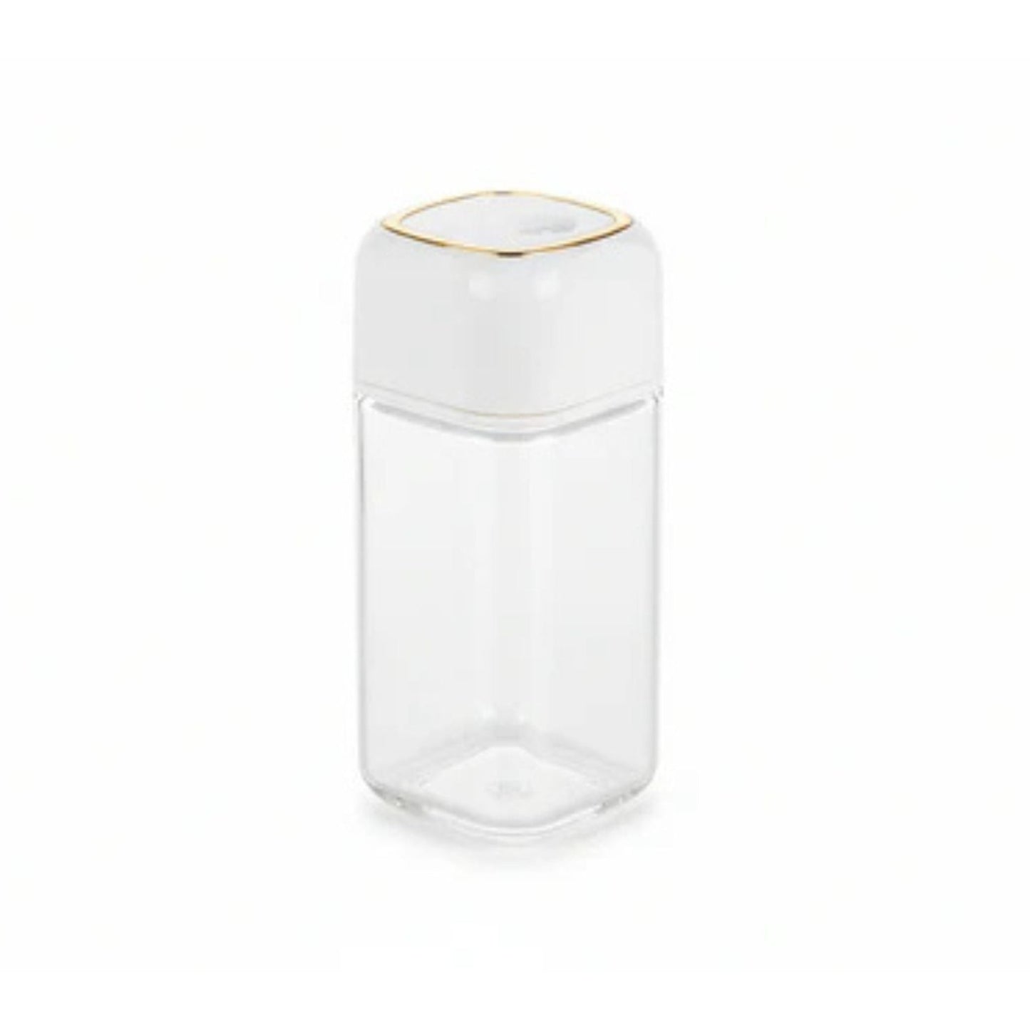 Glass Shaker with Gold Border - 10x5cm