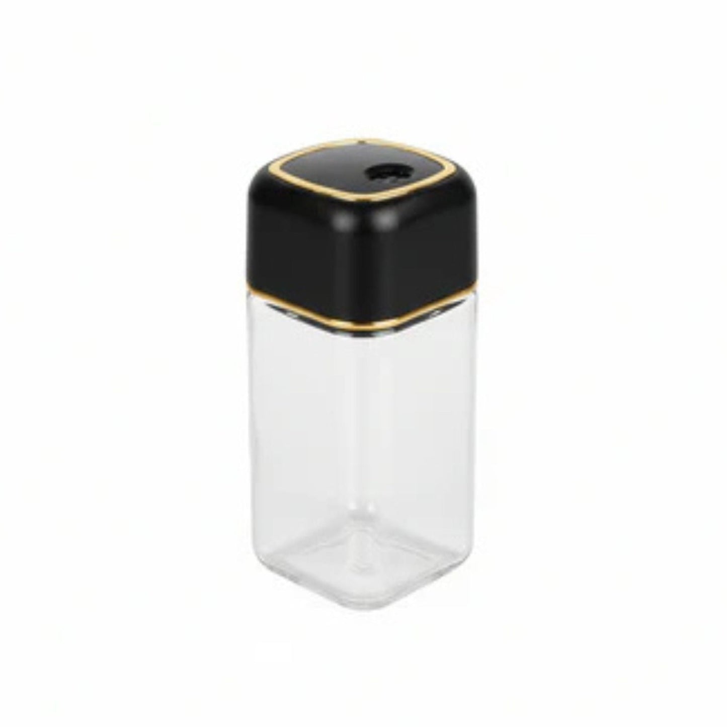 Glass Shaker with Gold Border - 10x5cm