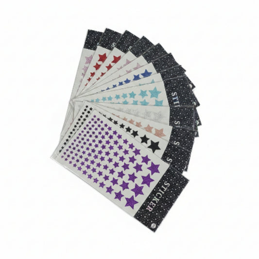 Glitter Star Stickers