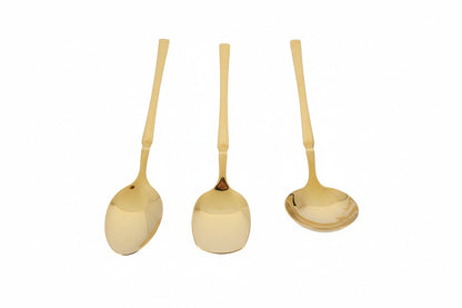 Gold Serving Spoons