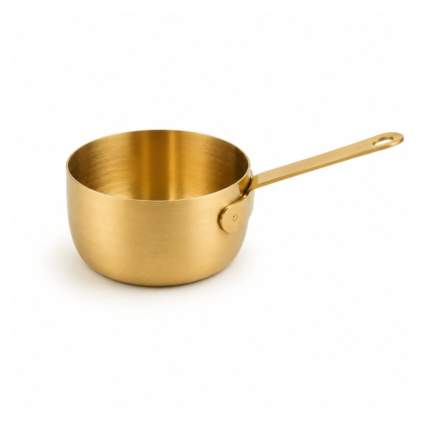 Gold Stainless Steel Sauce Cup – Mini Condiment & Dipping Cup 100ml On White Background